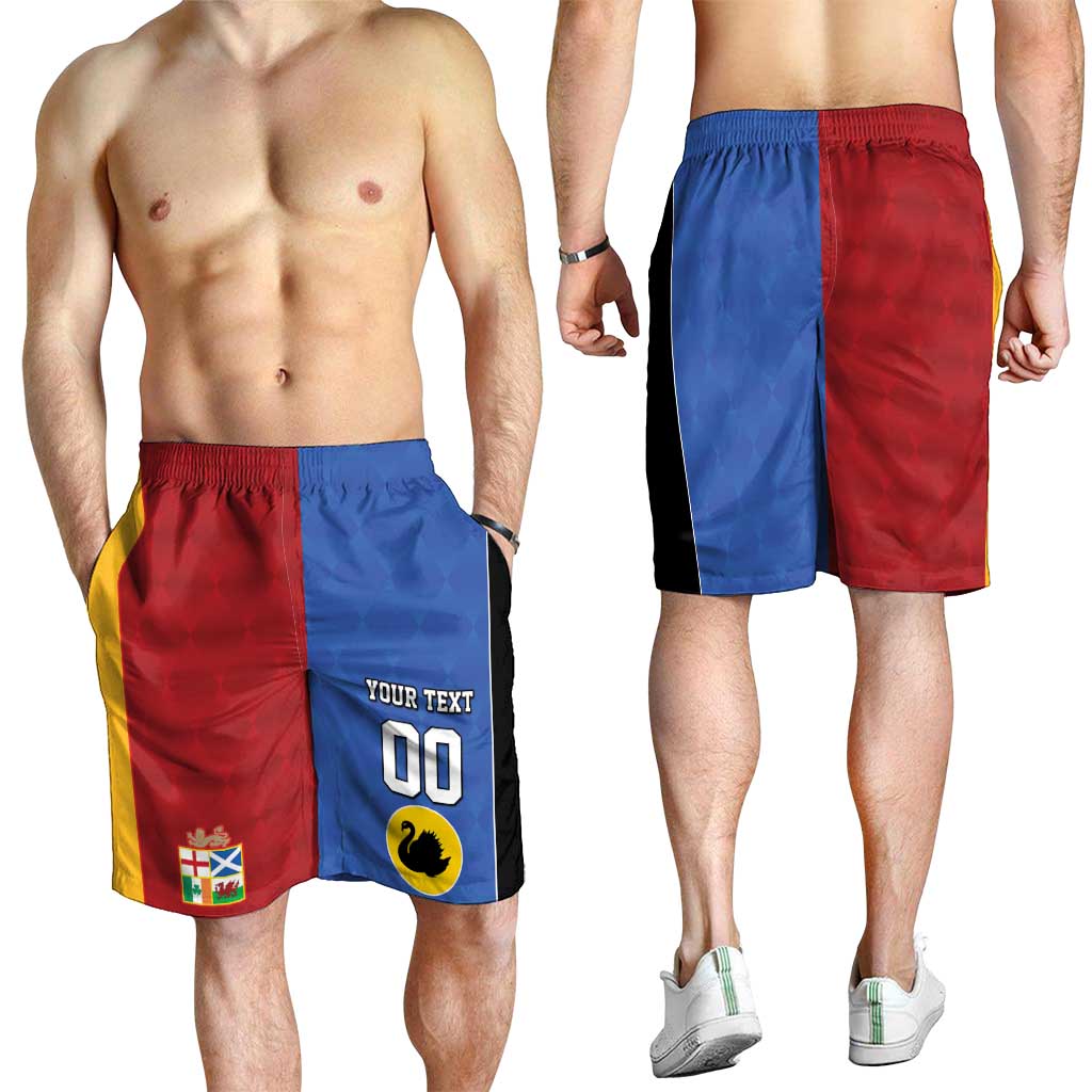 Custom British Lions Australia Western Force Shorts for Men Sporty Style LT09