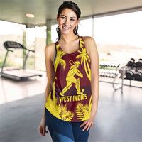 Custom Cricket 2026 West Indies Women Racerback Tank WI Tropical Version