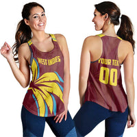 Custom Cricket 2026 West Indies Women Racerback Tank Windies Go Champions