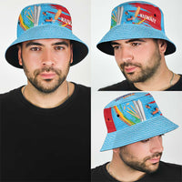 Custom Cricket Kuwait East Asia-Pacific Bucket Hat Kuwait Chase for Triumph - Wonder Print Shop