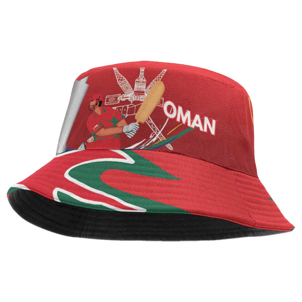 Custom Cricket Oman East Asia-Pacific Bucket Hat Oman Home Victory Spirit - Wonder Print Shop