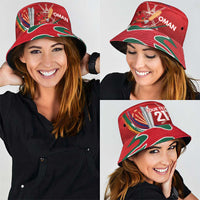 Custom Cricket Oman East Asia-Pacific Bucket Hat Oman Home Victory Spirit - Wonder Print Shop