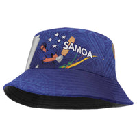 Custom Cricket Samoa East Asia-Pacific Bucket Hat Samoa Storming the Limits - Wonder Print Shop