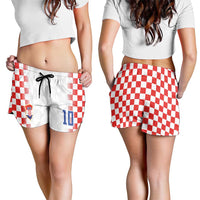 Custom Croatia Football Shorts for Women Vatreni Glory 2026