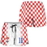 Custom Croatia Football Shorts for Women Vatreni Glory 2026