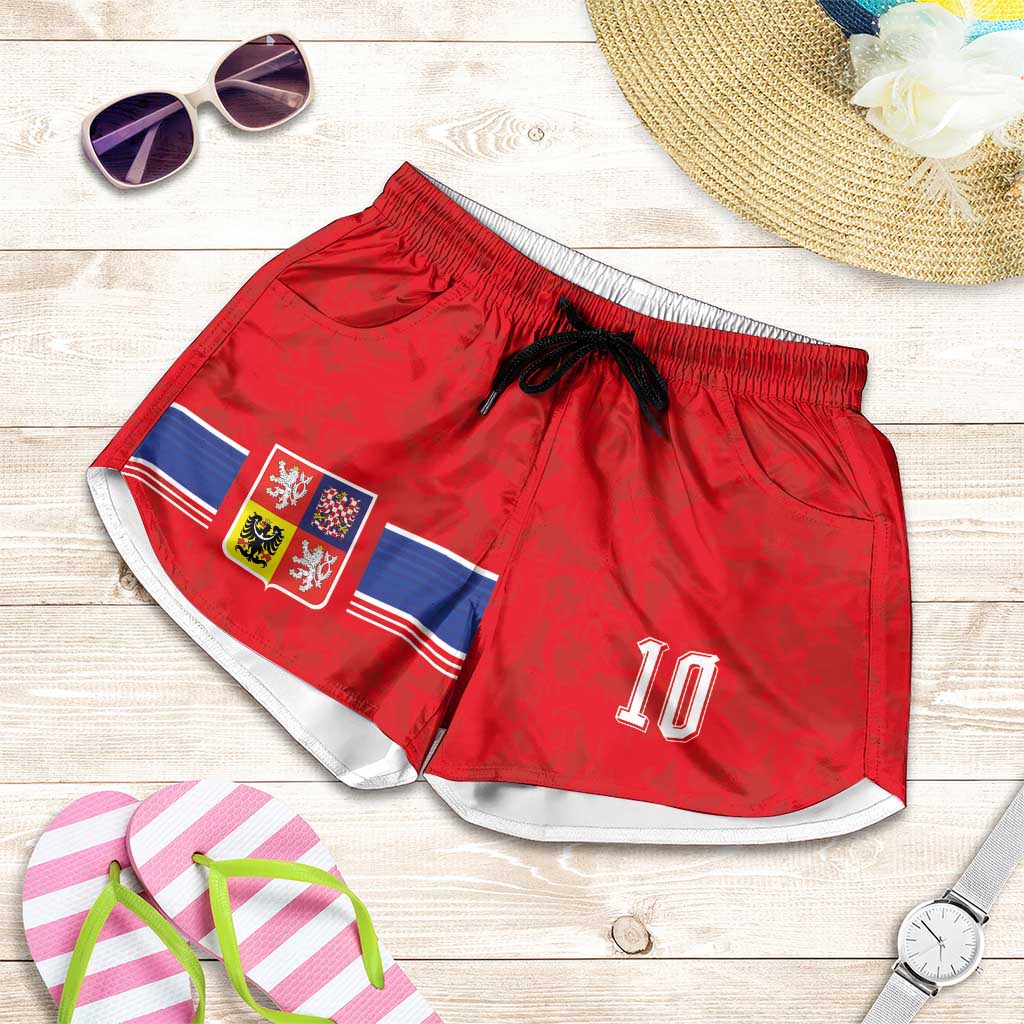 Custom Czech Football Shorts for Women Glory 2026 Sporty Style