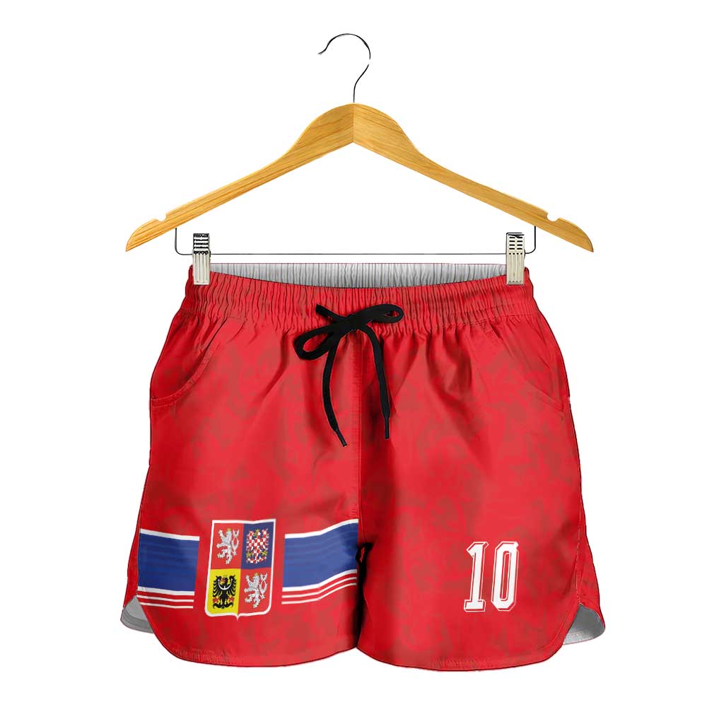 Custom Czech Football Shorts for Women Glory 2026 Sporty Style