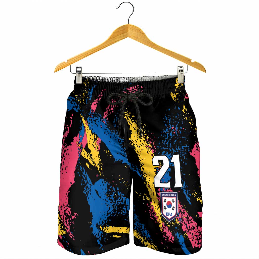 Custom Football South Korea WC26 Shorts for Men Taegeuk Warriors Retro 2022
