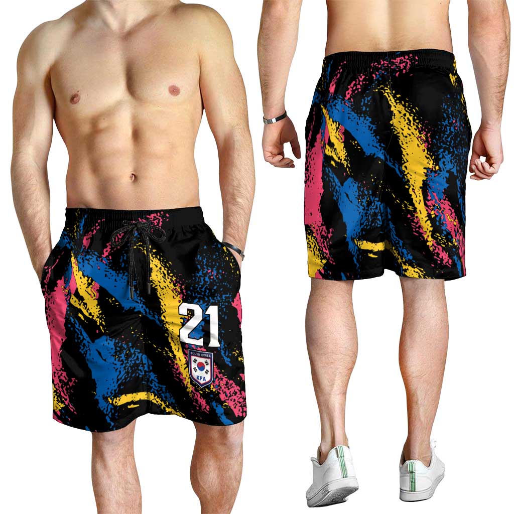 Custom Football South Korea WC26 Shorts for Men Taegeuk Warriors Retro 2022