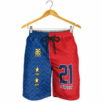 Custom France World Football Legacy Shorts for Men 2 Times History Champions - Wonder Print Shop