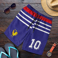 Custom French Football Shorts for Men France 98 Retro Style