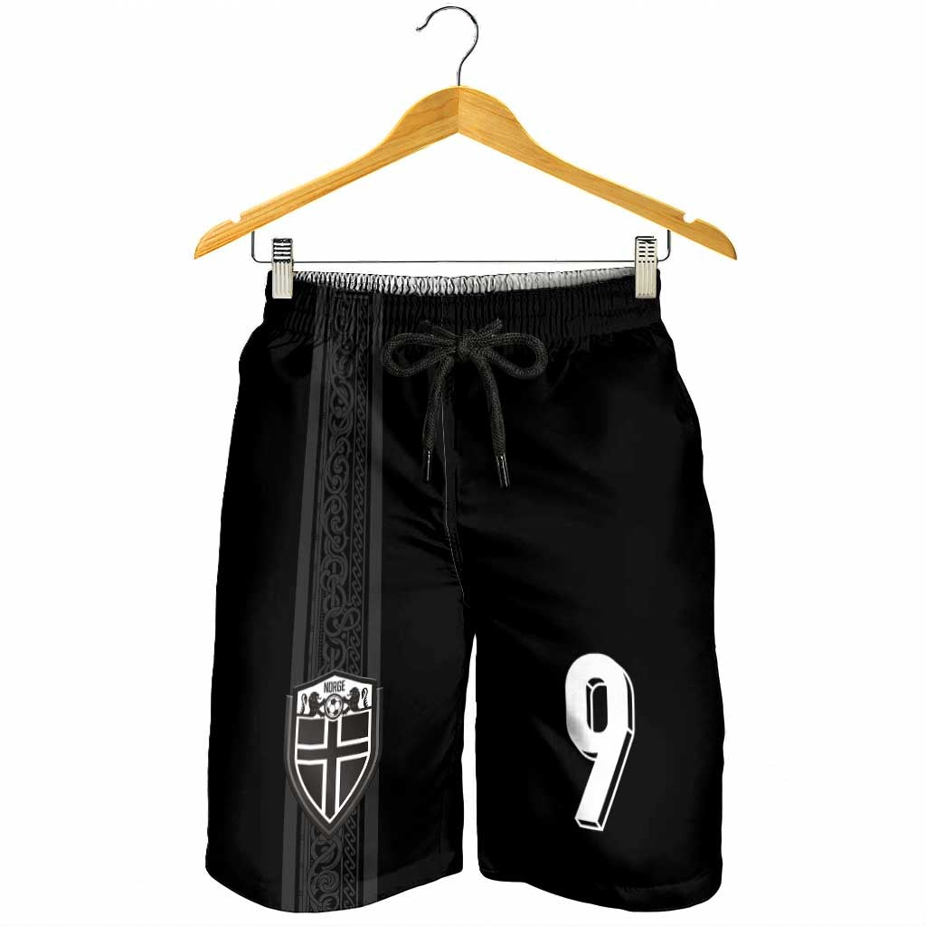 Custom Norway Football Shorts for Men Cross Nordic Knot Pattern