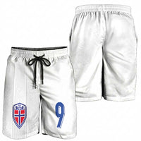 Custom Norway Football Shorts for Men Nordic Knot Pattern