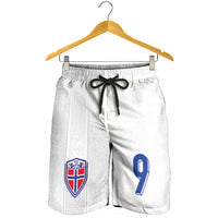 Custom Norway Football Shorts for Men Nordic Knot Pattern