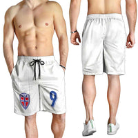 Custom Norway Football Shorts for Men Nordic Knot Pattern