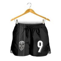 Custom Norway Football Shorts for Women Cross Nordic Knot Pattern