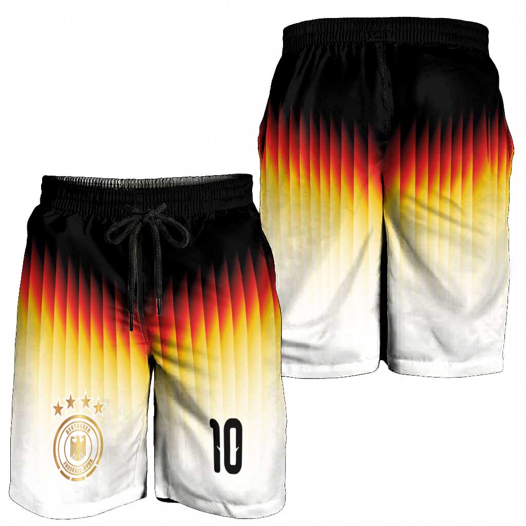 Custom Number Germany Football Shorts for Men Die Mannschaft 2026 - Wonder Print Shop