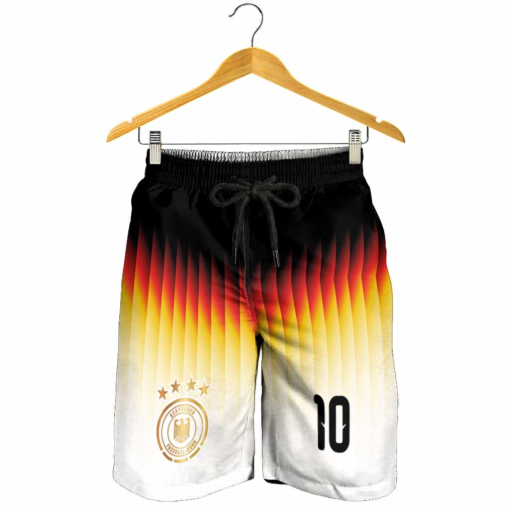 Custom Number Germany Football Shorts for Men Die Mannschaft 2026 - Wonder Print Shop
