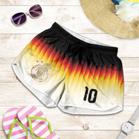 Custom Number Germany Football Shorts for Women Die Mannschaft 2026 - Wonder Print Shop