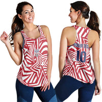 Custom Soccer 2026 USA Women Racerback Tank Red Star Stylized