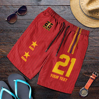 Custom Spain WC26 Future Champions Shorts for Men Tiki Taka Football Era - Wonder Print Shop
