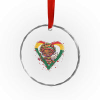 Cute Black Cupid Crystal Glass Ornament Melanin Pride Valentines Day Gift - Wonder Print Shop