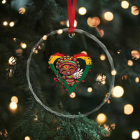 Cute Black Cupid Crystal Glass Ornament Melanin Pride Valentines Day Gift - Wonder Print Shop