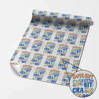 Cute But A Little Bit Crabby Wrapping Paper Roll Beach Crab Summer Vacation