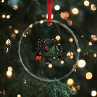 Cute Cat Xmas Crystal Glass Ornament What? Funny Meowy Catmas Gift For New Year TS10