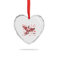 Cute Cupid Tennis Angel Heart Crystal Glass Ornament Valentines Day Gift - Wonder Print Shop