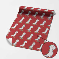 Cute Dinosaur AuDHD Wrapping Paper Roll ADHD Awareness - Wonder Print Shop