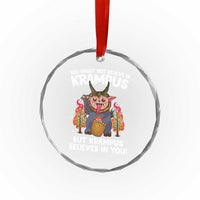 Cute Krampus Crystal Glass Ornament Believes In You Germanic Christmas Demon Horror TS09