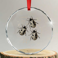 Cute Ladybug Y2k Grunge 2000s Alt 90s Vintage Star Dots Teen Crystal Glass Ornament