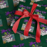 Cute Mardi Gras Cat Wrapping Paper Roll The Life Of The Showgirl