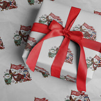 Cute Patriotic Eagle 250 Years Of Freedom Wrapping Paper Roll American Pride Gift