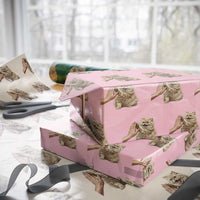 Cute Persian Cat High Five Wrapping Paper Roll Cat Lover