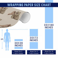 Cute Persian Cat High Five Wrapping Paper Roll Cat Lover