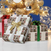 Cute Pig Christmas Selfie Wrapping Paper Roll Funny Holiday Photobooth Gift - Wonder Print Shop
