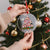 Cute Pink Pigs Xmas Tree Crystal Glass Ornament Funny Farmer Xmas Lights Festive Vibe - Wonder Print Shop