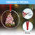 Cute Pink Pigs Xmas Tree Crystal Glass Ornament Funny Farmer Xmas Lights Festive Vibe - Wonder Print Shop