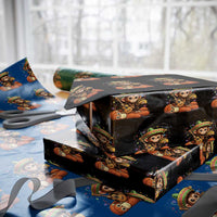 Cute Punch Baby Monkey Cinco De Mayo Wrapping Paper Roll Funny Animal Gift