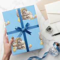 Cute Punch Baby Monkey Easter Wrapping Paper Roll Funny Animal Gift