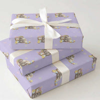 Cute Punch Baby Monkey Easter Wrapping Paper Roll Funny Animal Gift