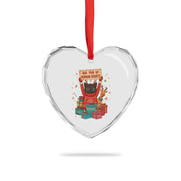 Cute Santa Cat Big Fan Of Human Rights Heart Crystal Glass Ornament Christmas Supporters - Wonder Print Shop