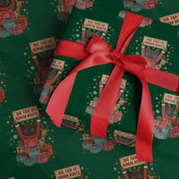 Cute Santa Cat Big Fan Of Human Rights Wrapping Paper Roll Christmas Supporters - Wonder Print Shop