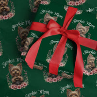 Cute Yorkie Mama Wrapping Paper Roll Yorkshire Terrier Dog Lover