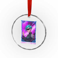 Cyberpunk Girl Legend Never Die Crystal Glass Ornament Gaming Aesthetic Gift TS12