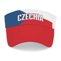Czech Republic 2026 Football Sun Visor Cap With Heart For Czechia