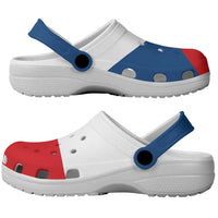 Czech Republic Clogs Shoes Flag Color Inspiration - Wonder Print Shop