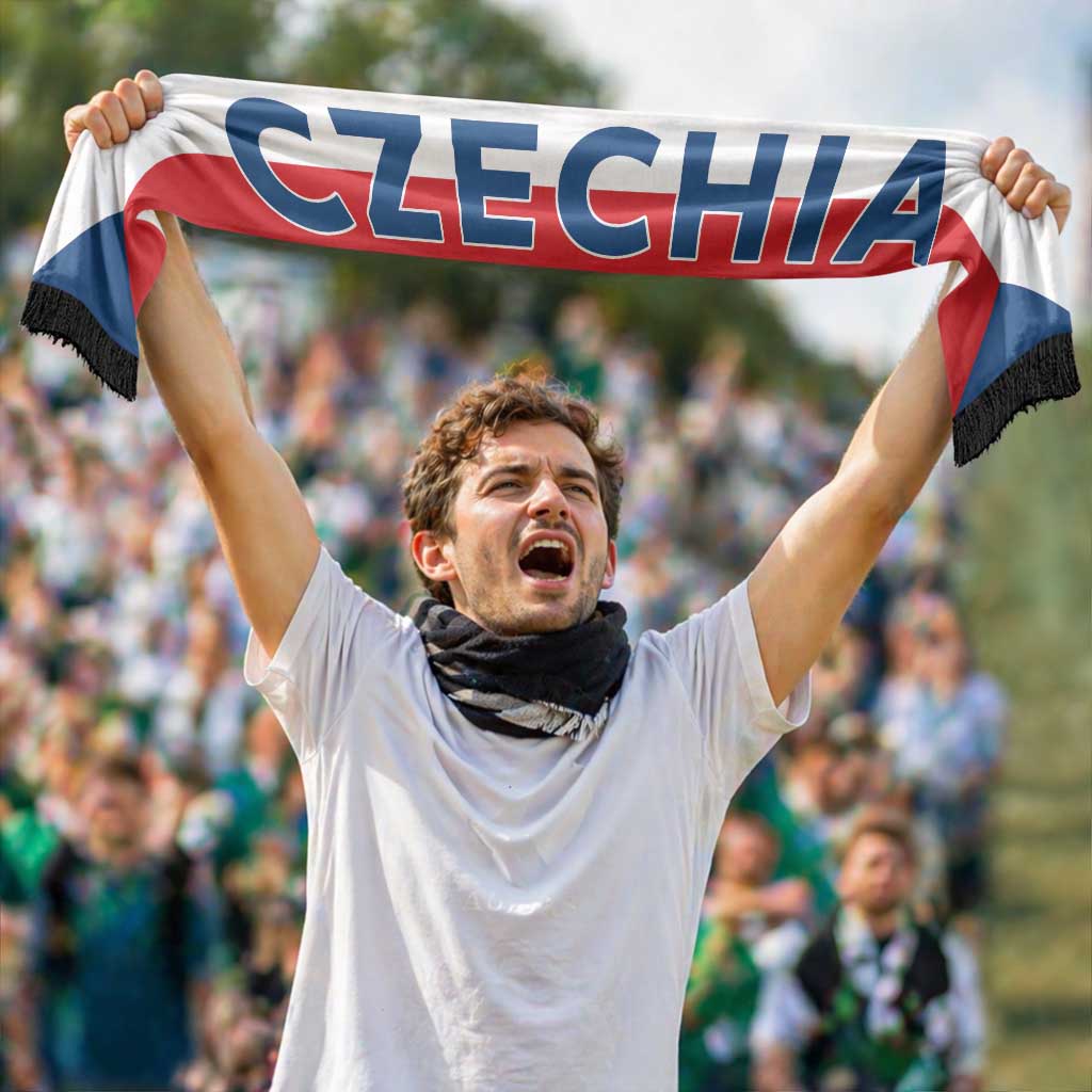 Czech Republic Football 2026 Soccer Scarf Flag Style